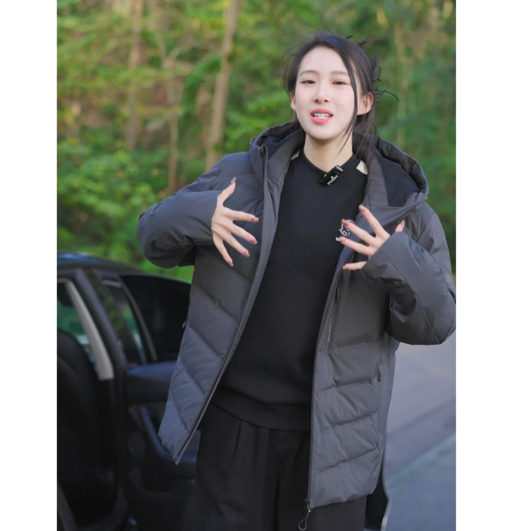 VANGOUHILL/梵高希新国标白鸭绒男士羽绒服经典运动五防修身显瘦