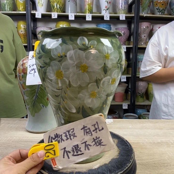 景德镇高温陶瓷花盆