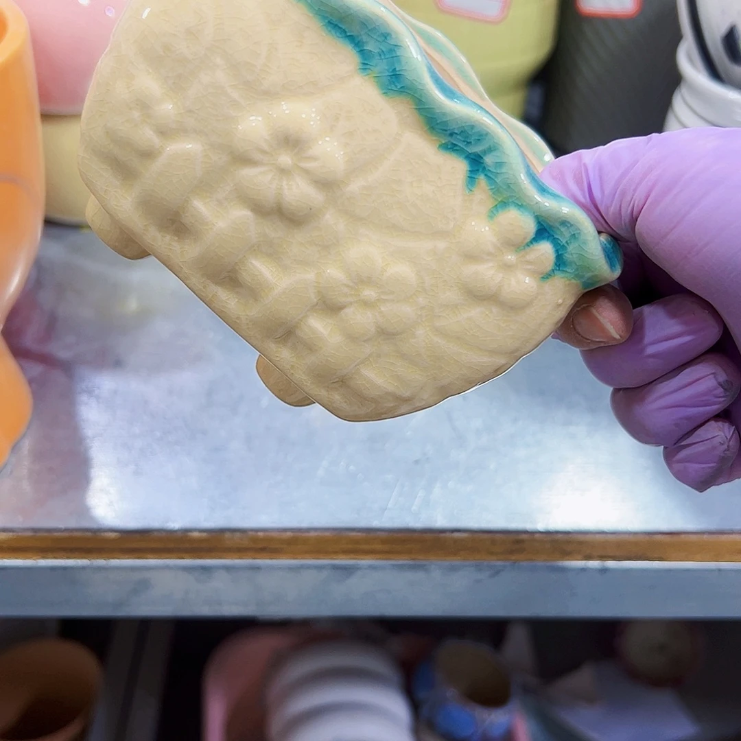 外贸尾单陶瓷花盆凑单10米包邮