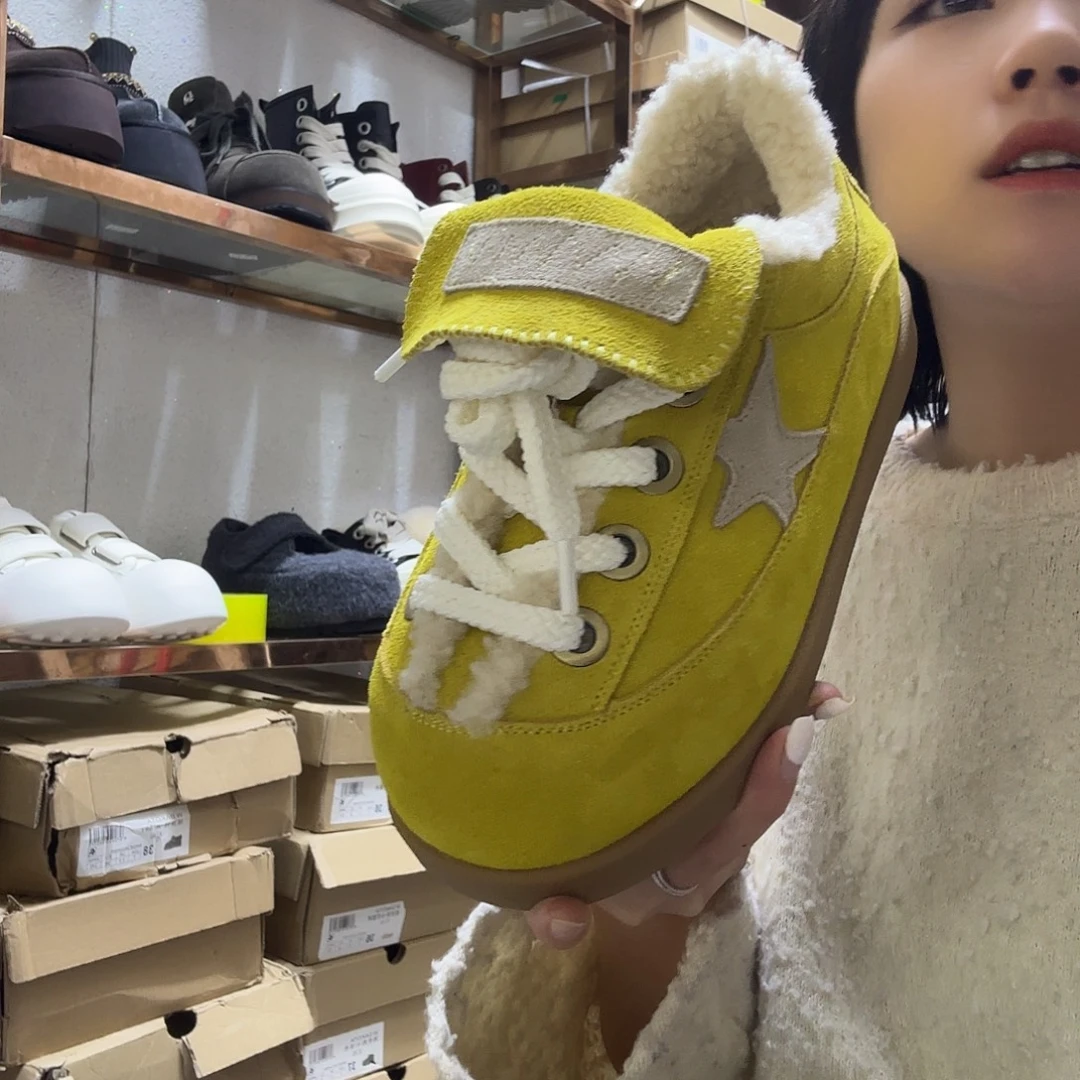 35码黄色大棉小奶盖