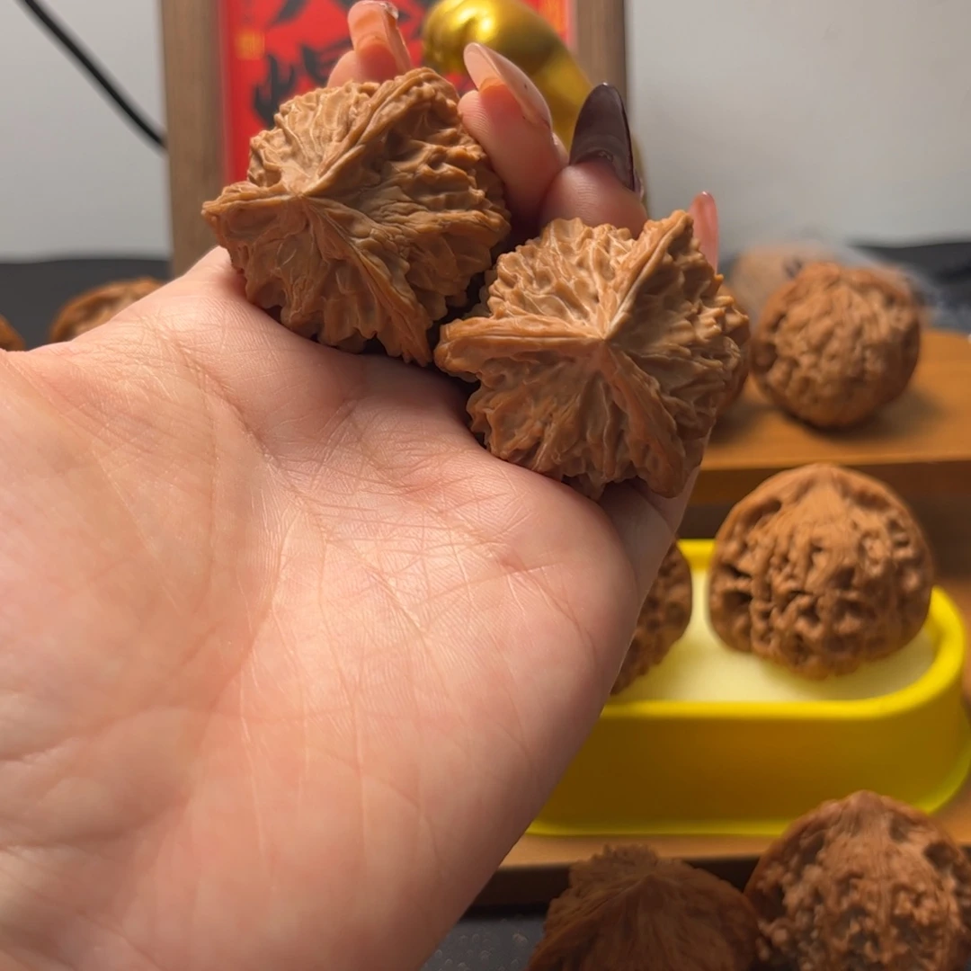 吊坠文玩核桃盘山三棱41