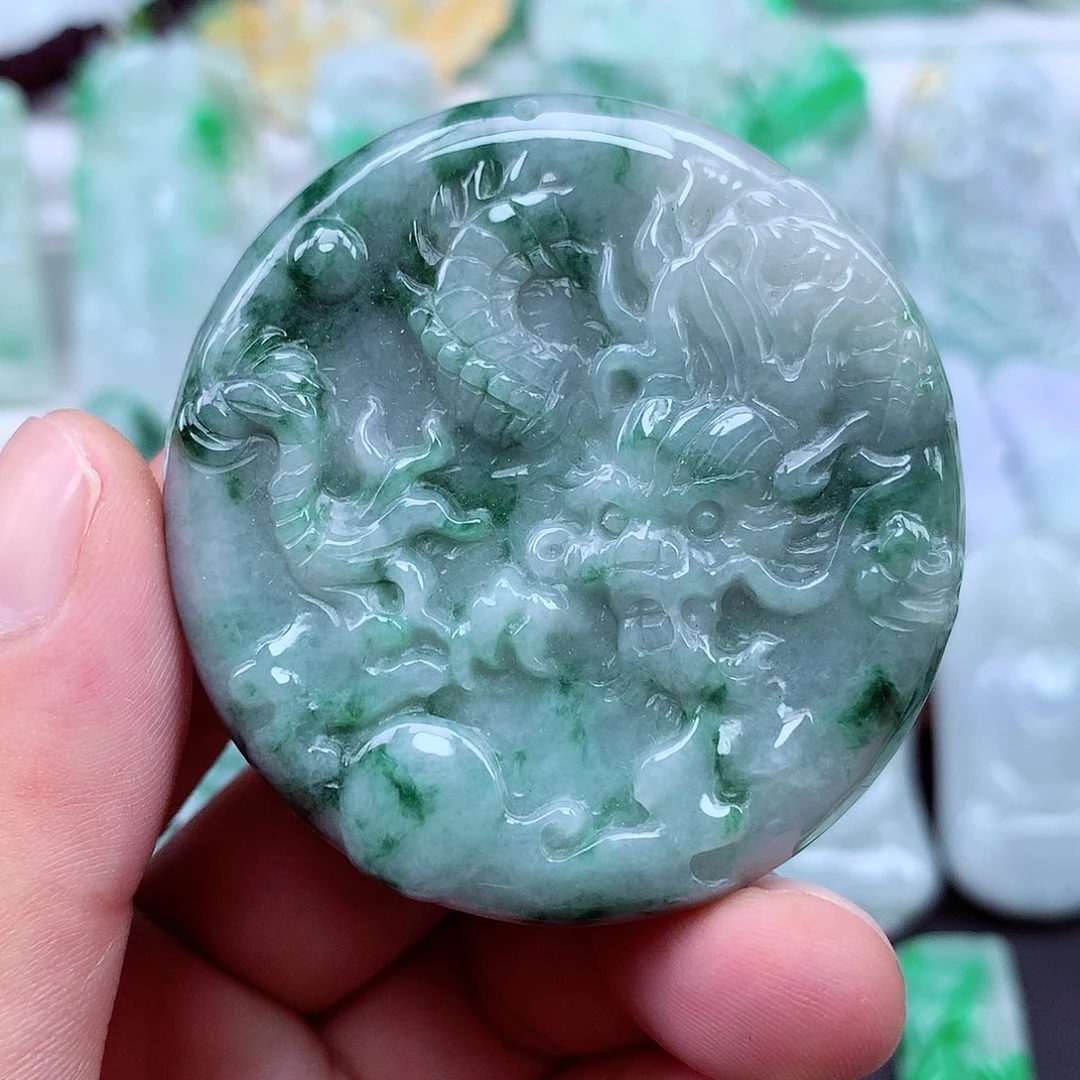 翡翠未镶嵌颈饰翡翠吊坠