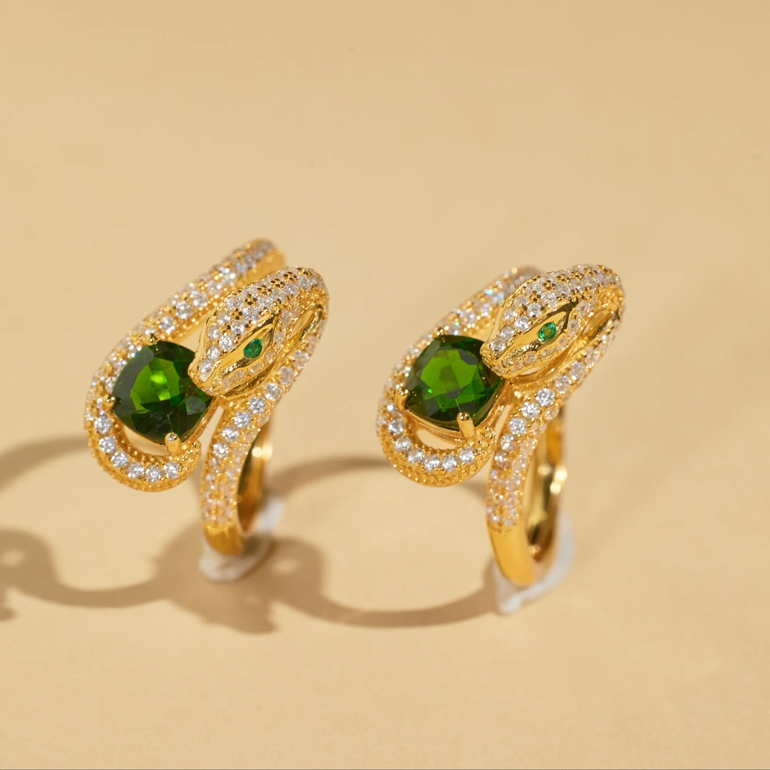 【歪歪】透辉石戒指*S925镶嵌（多样性发其一）W8897