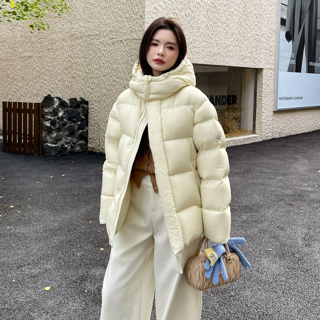 【小雅定制】95白鸭绒特氟龙男女同款泡芙羽绒服