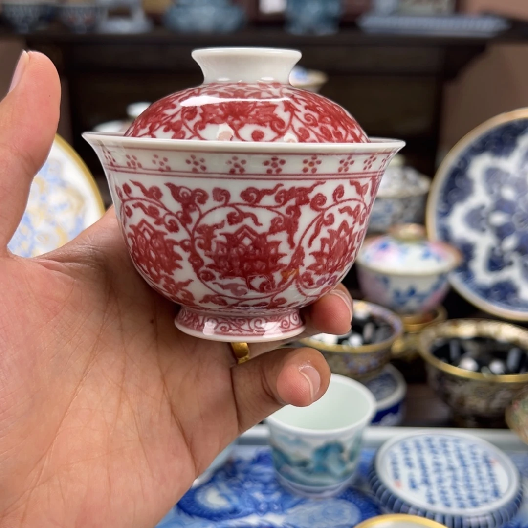 慎***微瓷片景德镇手工手绘陶瓷