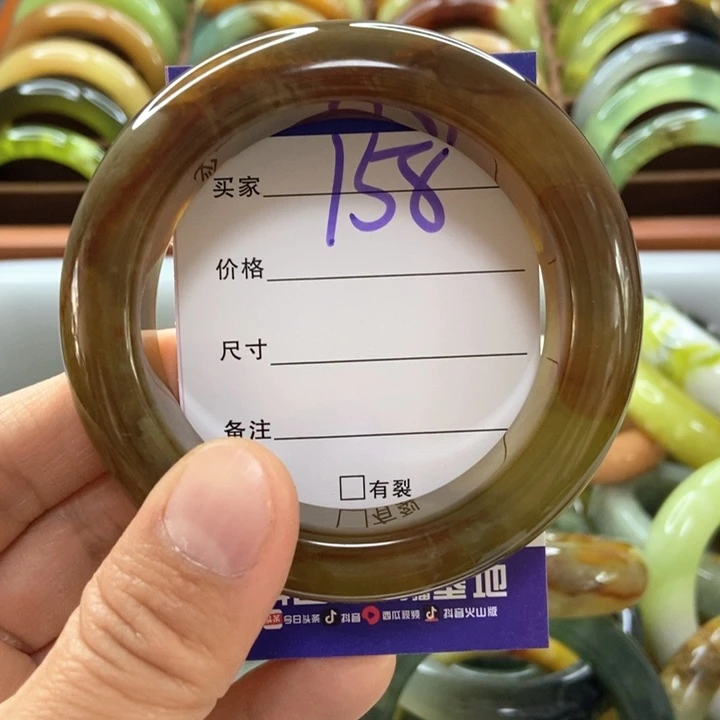 蛇纹石玉未镶嵌手镯用****6