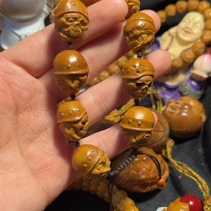 橄榄核手串/手链骷髅军团