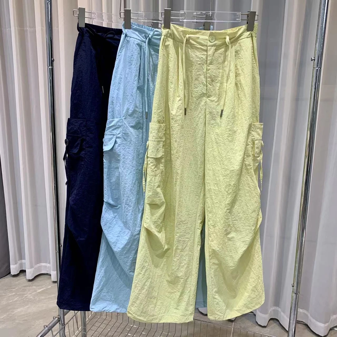 Manmi INS风半松紧腰速干工装裤 9253