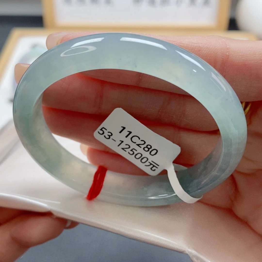 未镶嵌手镯（贵妃镯）翡翠天然A货翡翠手镯