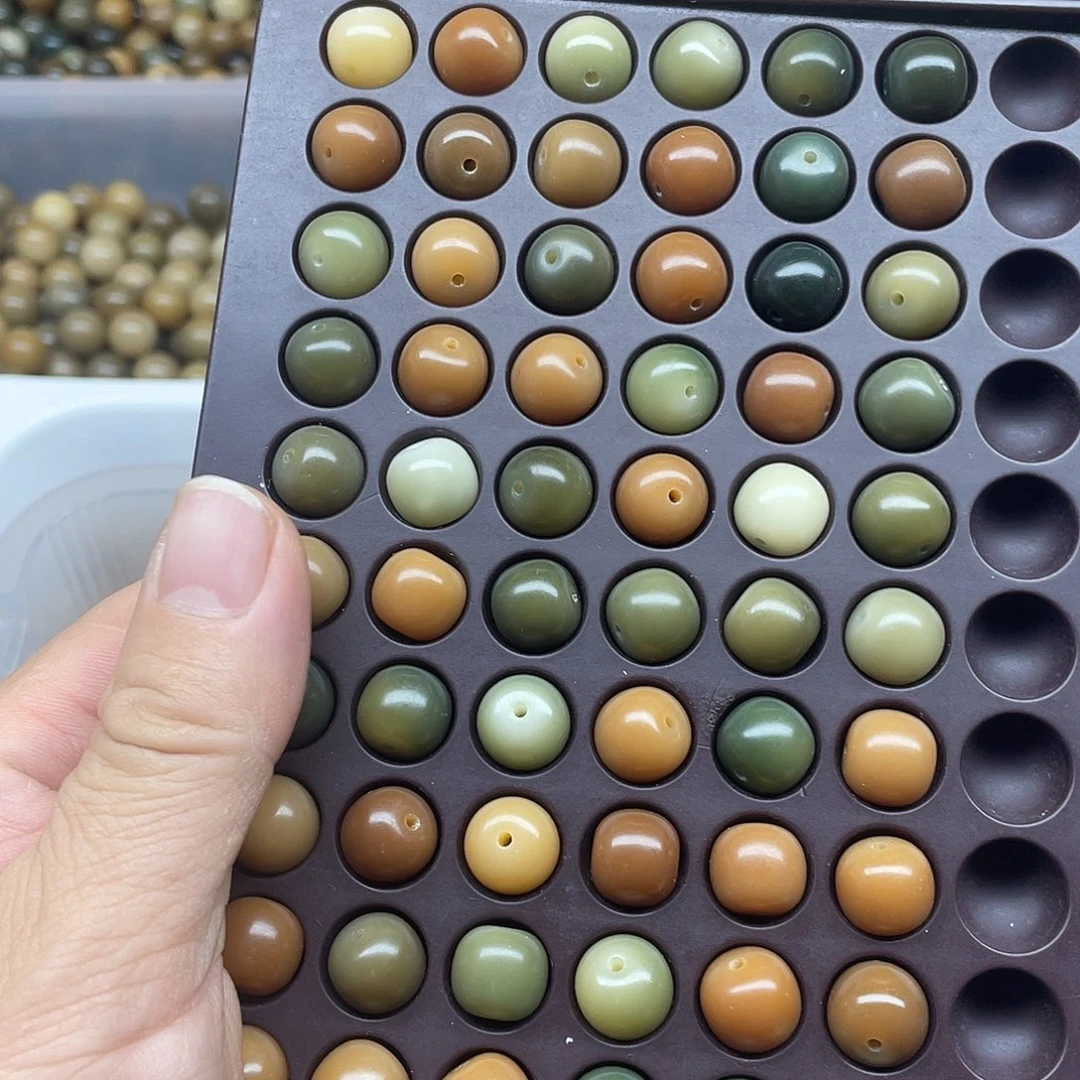 吊坠白玉菩提12精品多宝桶60