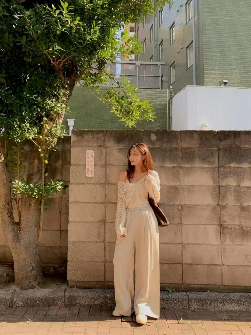 2025新款早秋时尚套装气质显瘦洋气休闲百搭性感辣妹外出上衣长裤