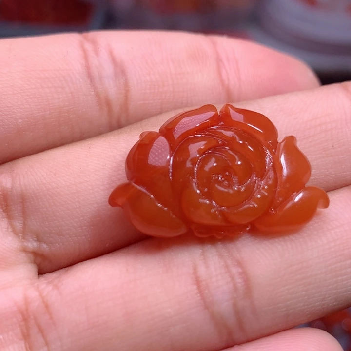 h***r南红玛瑙未镶嵌南红不退换