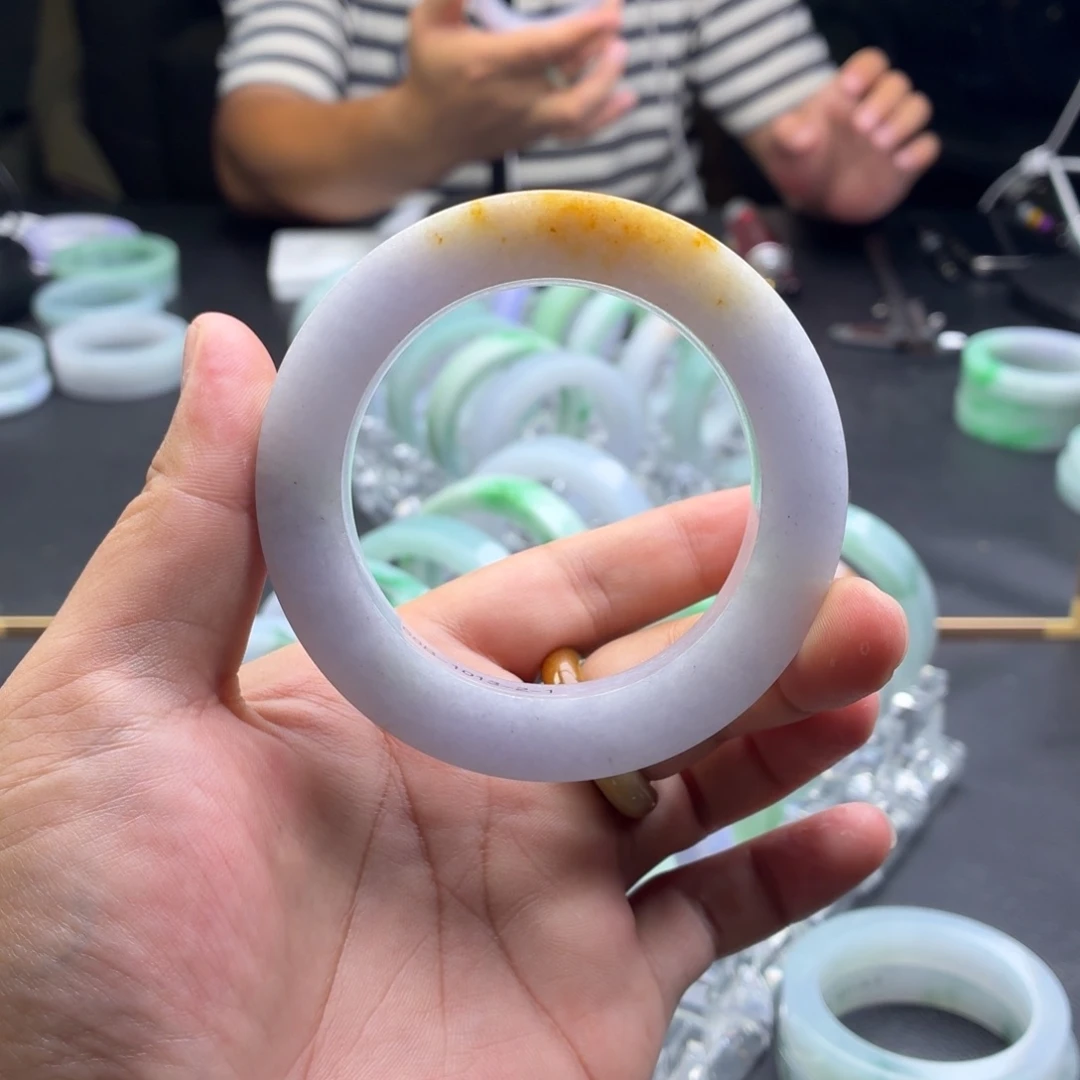 定制翡翠未镶嵌翡翠黄翡粉紫特色