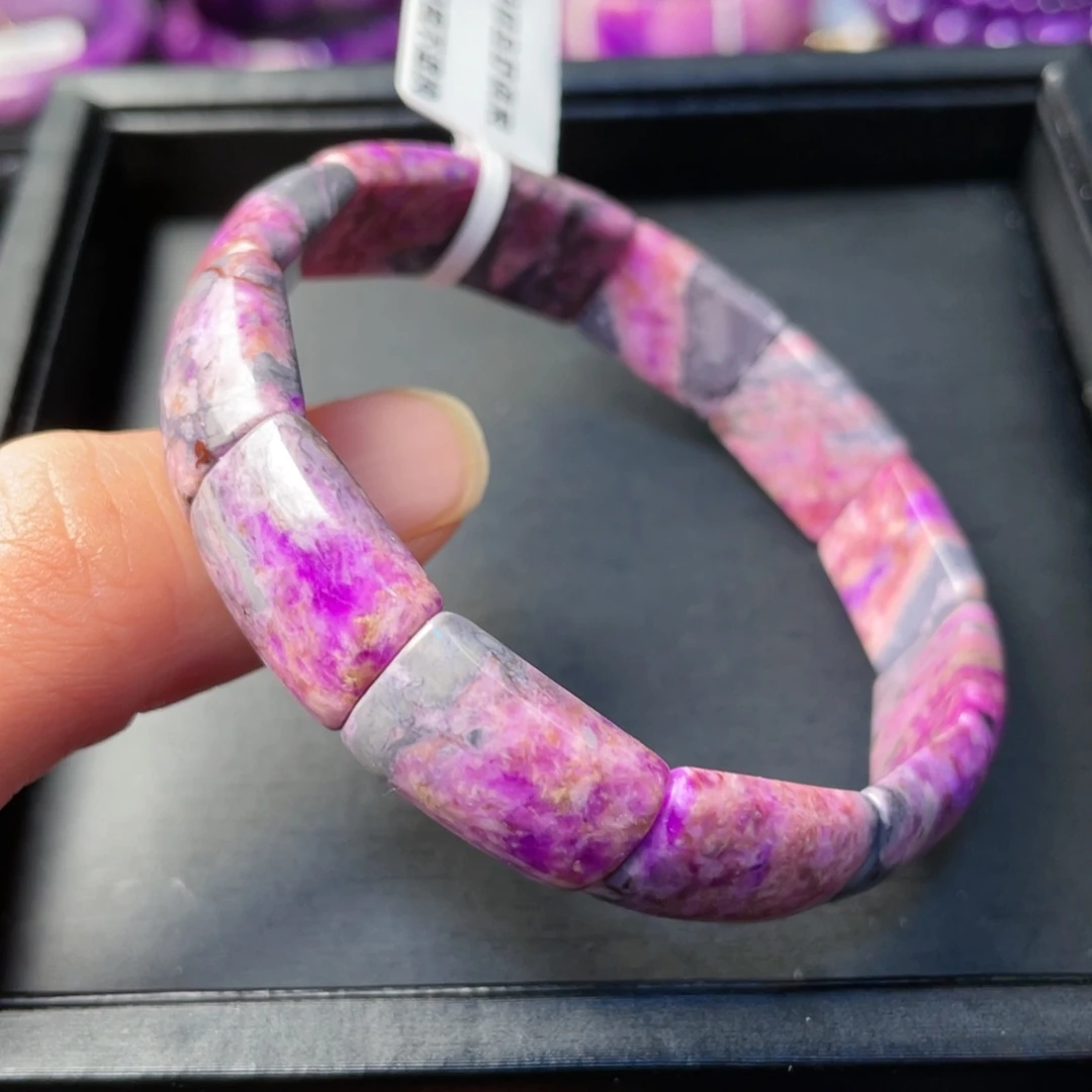 苏纪石（舒俱来）未镶嵌镯排