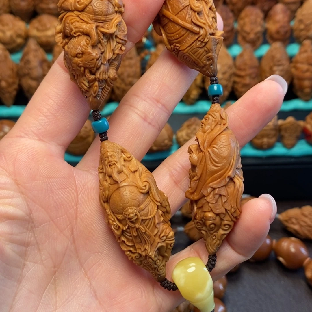 洪***茶手串/手链橄榄核财神