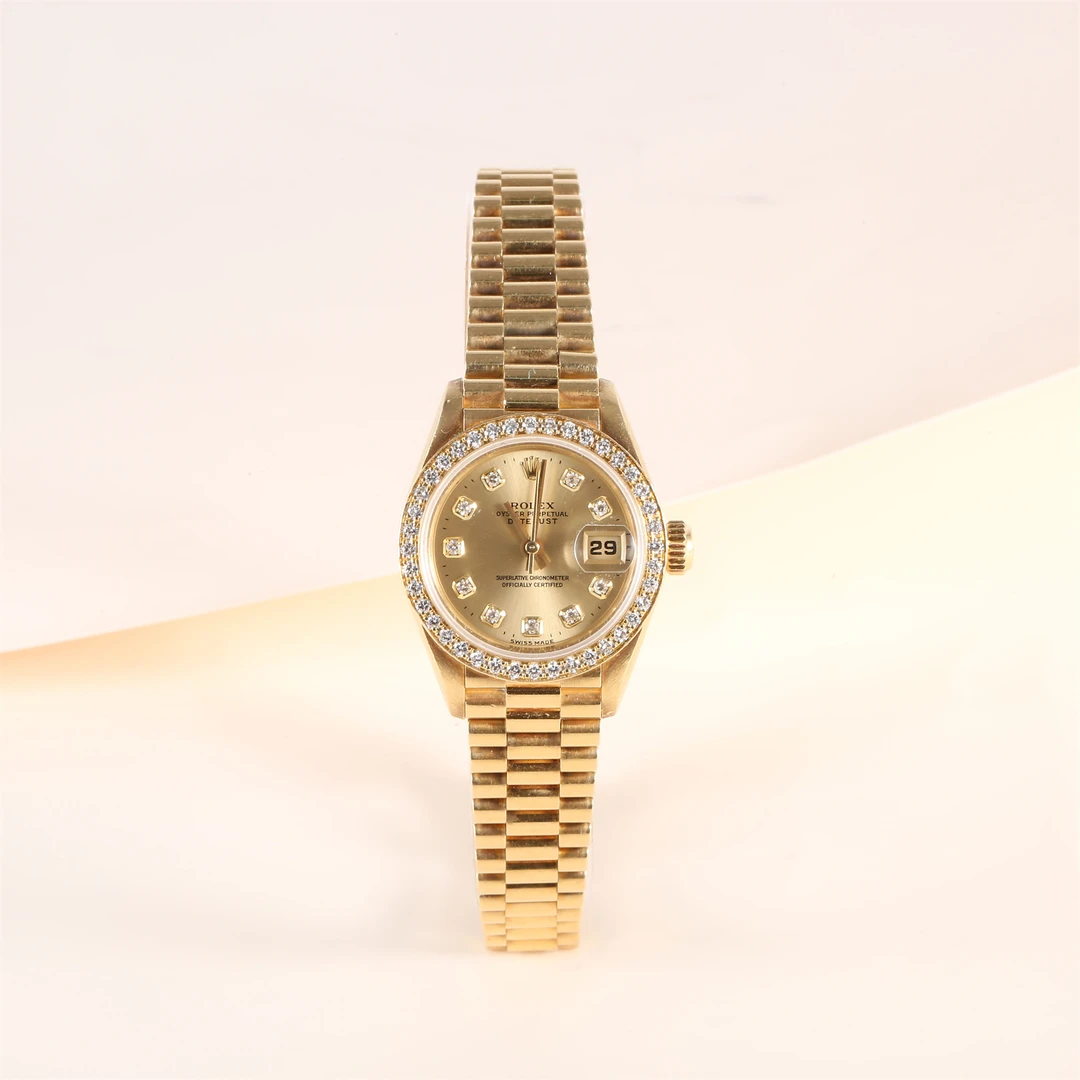 95新 Rolex/劳力士 小花6欢 劳力士日志型69138腕表-26mm