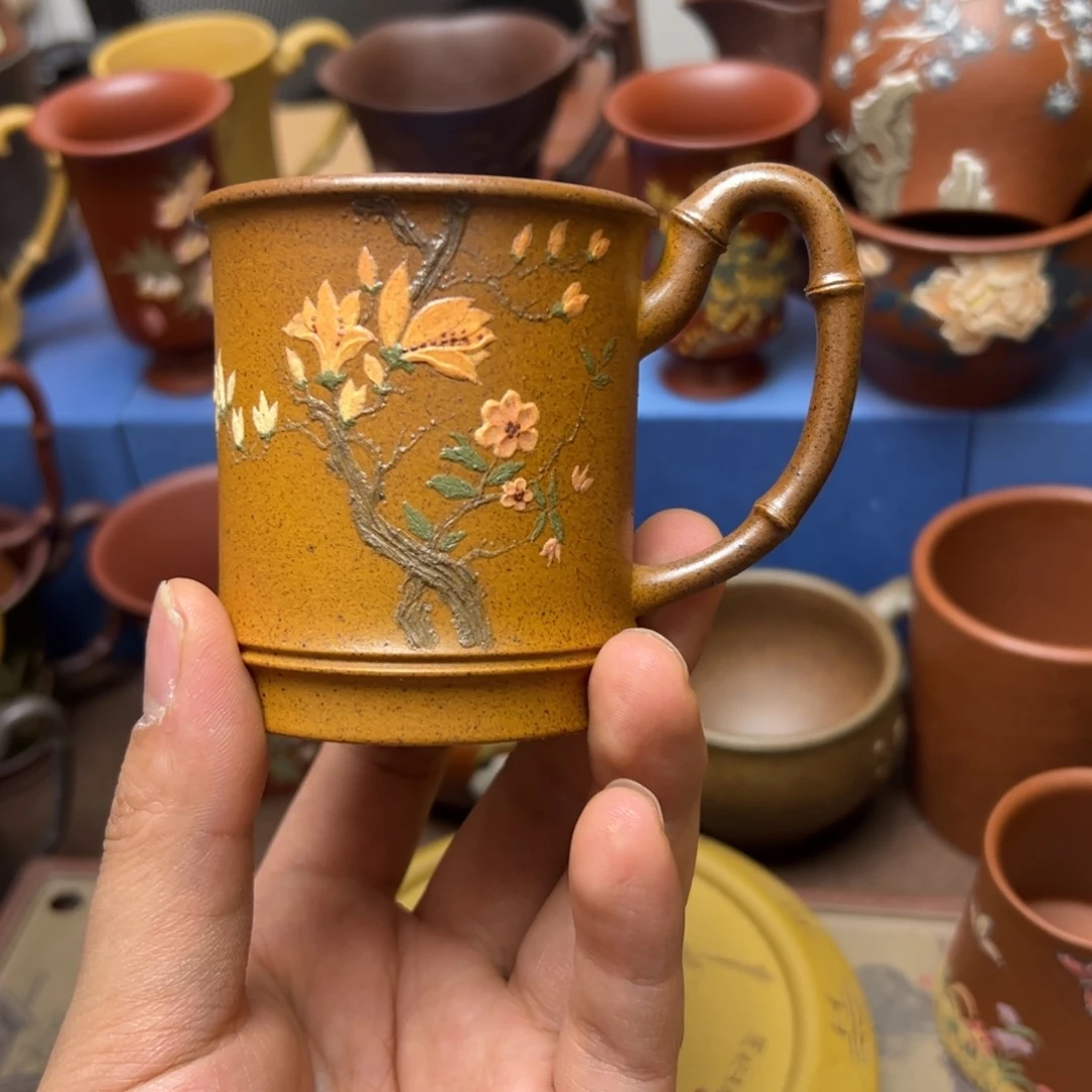 紫砂茶杯紫砂主人杯120cc