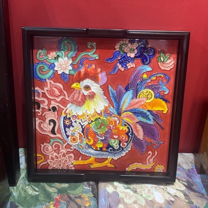 加大款瓷板画艺术作品