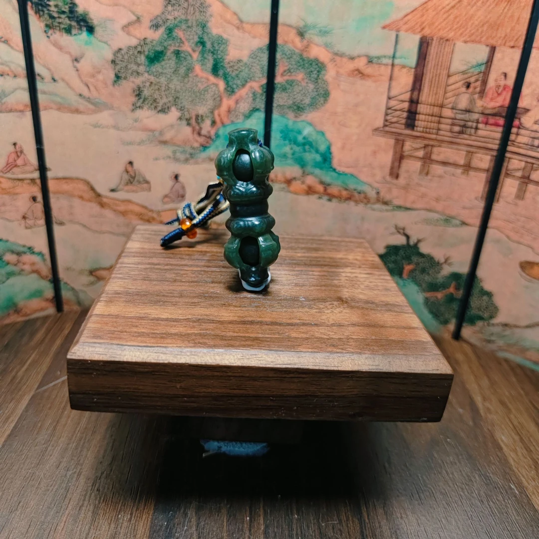 B和田玉降魔杵吊坠0507