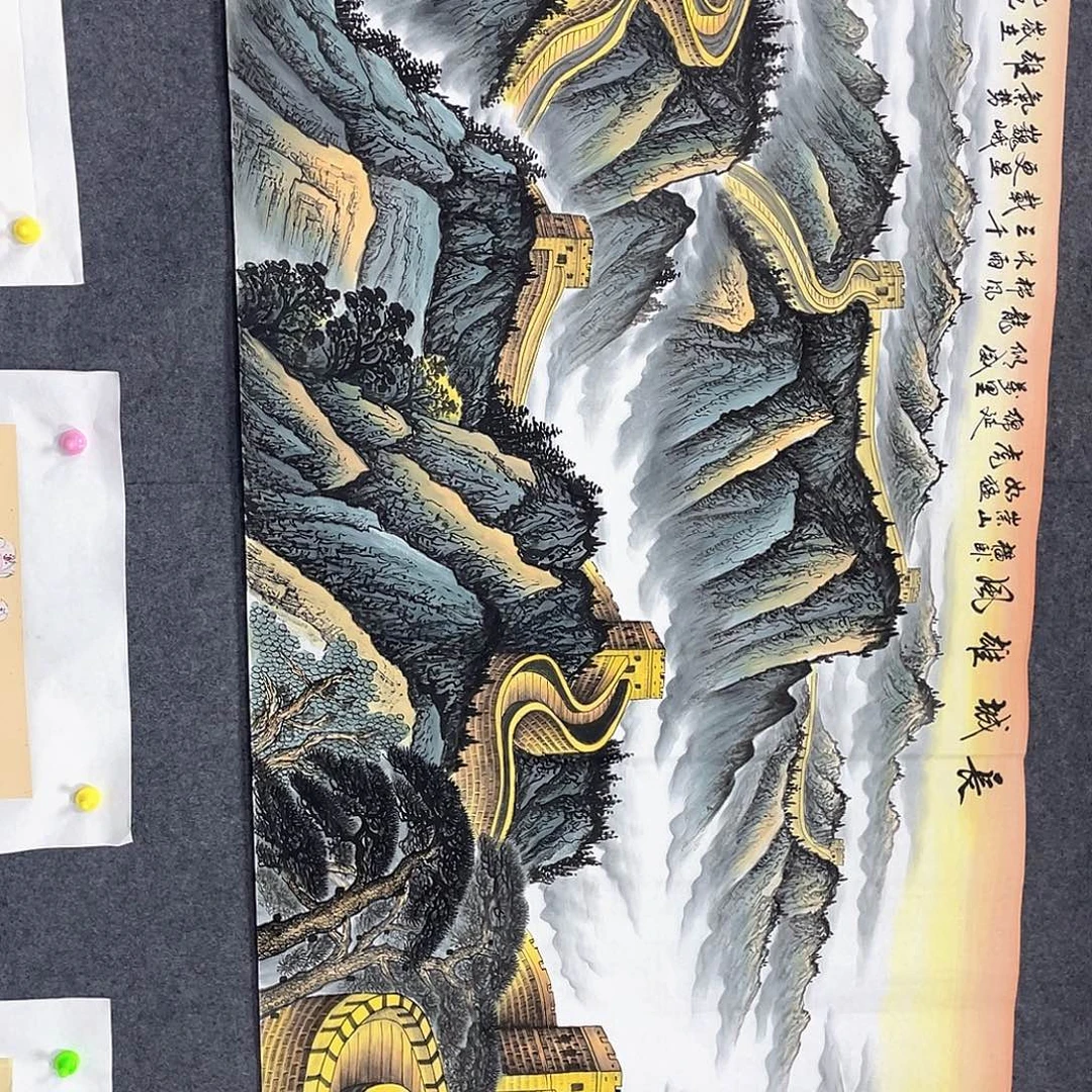 国画作品小姐姐放漏…