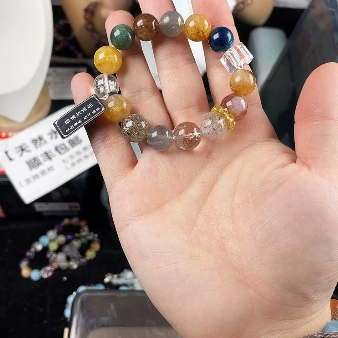 手链银S925镶嵌水晶