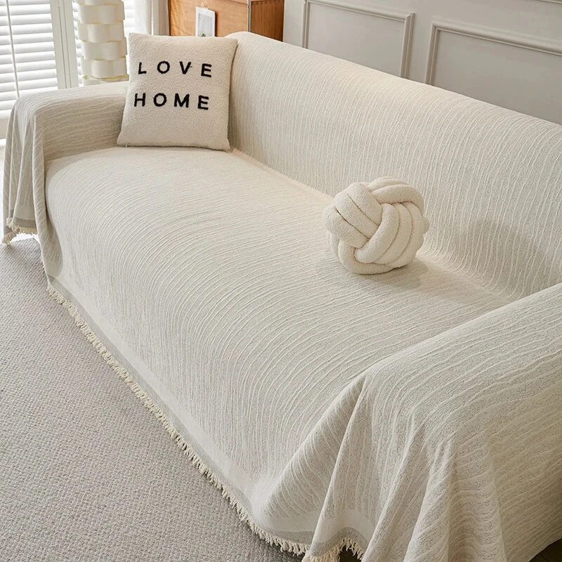 2025新款防猫抓沙发巾四季通用沙发盖布全盖沙发套罩防尘沙发毯垫
