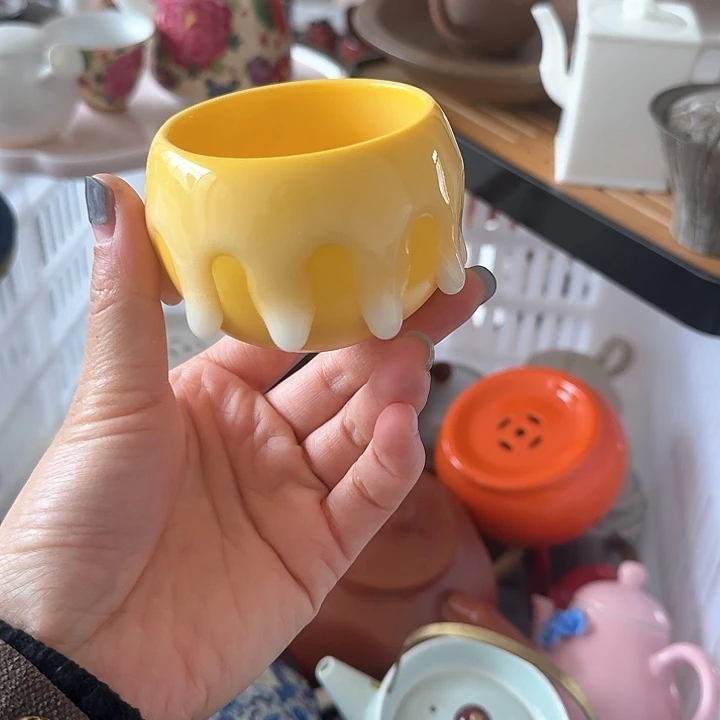 微瑕陶瓷茶具茶杯茶壶