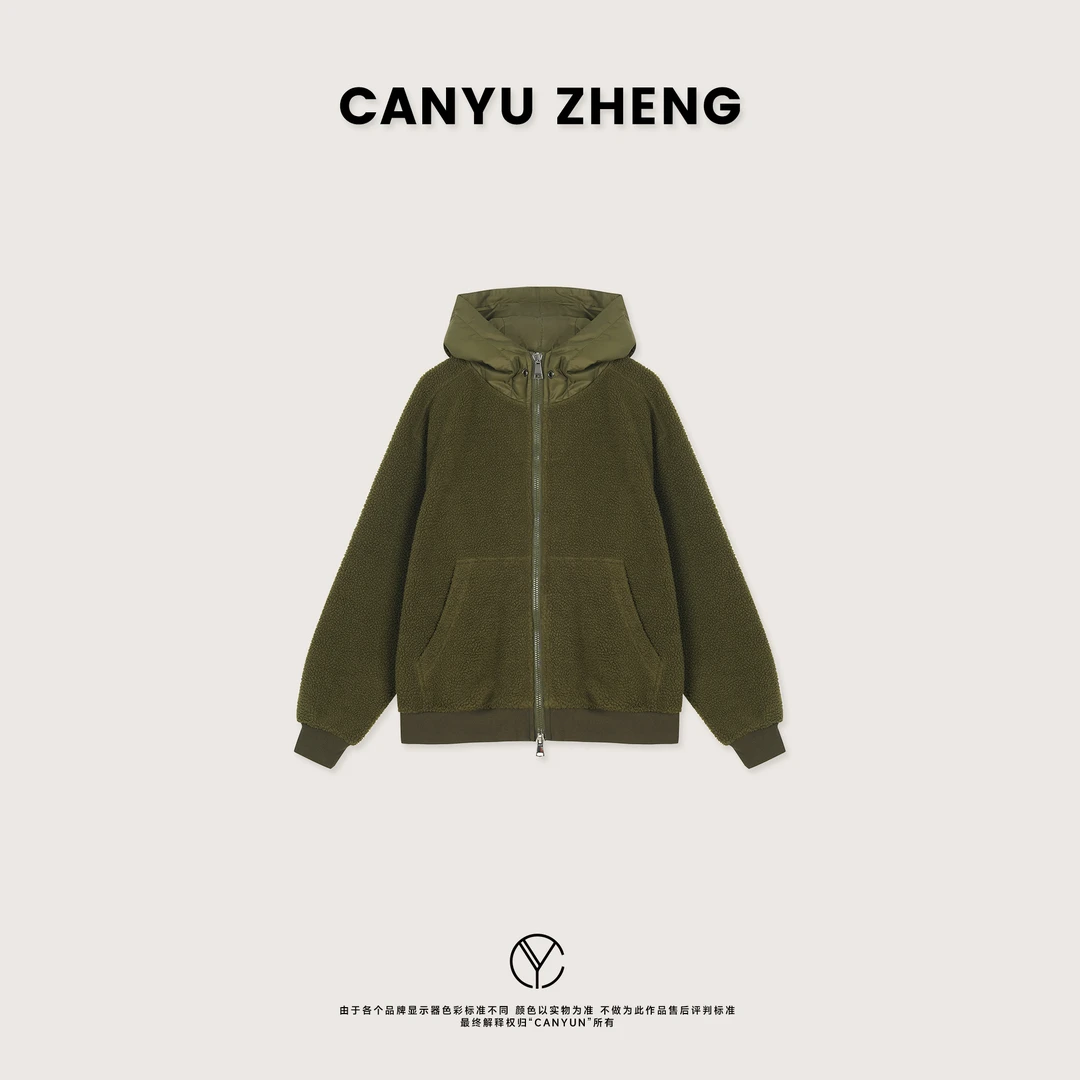 CANYU 巴塔哥尼 摇粒绒 复古连帽百搭外套