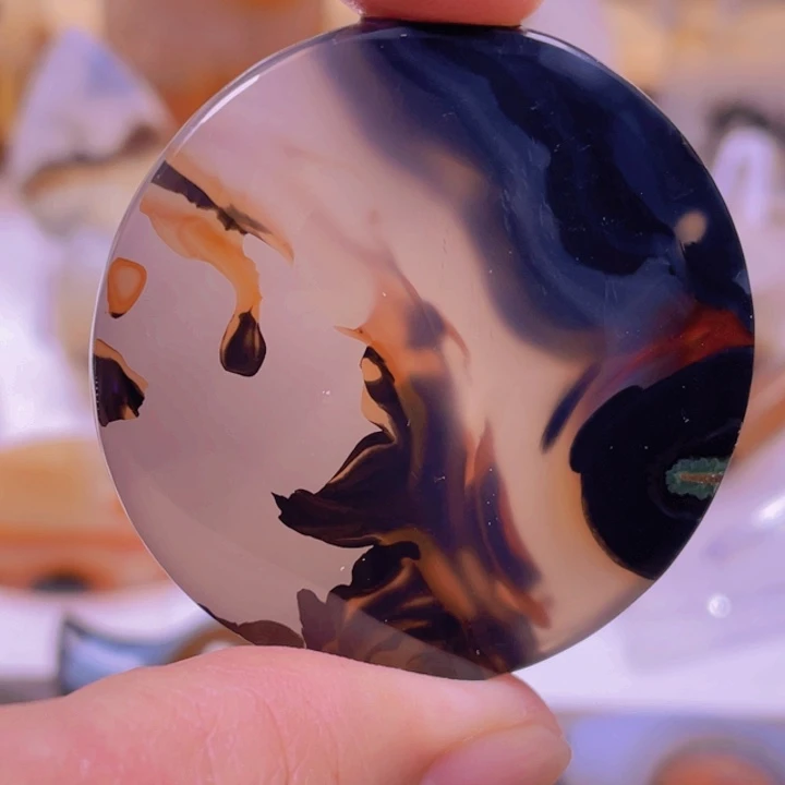 玛瑙/玉髓未镶嵌吊坠(不含链)