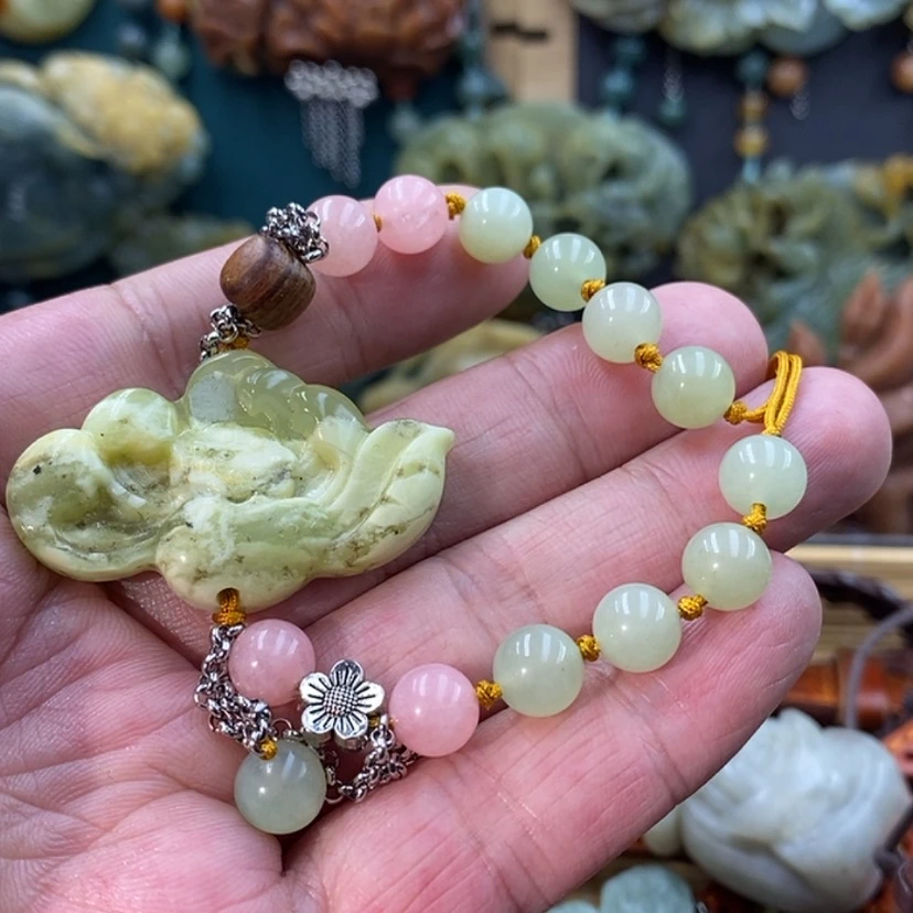 【闪购商品】未镶嵌岫玉手牌