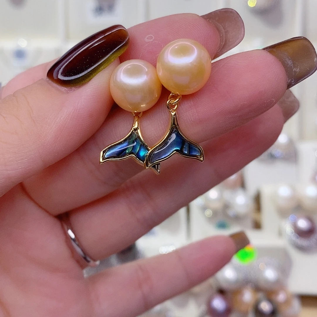 未镶嵌耳饰淡水珍珠