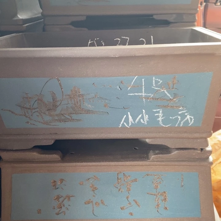 紫砂花盆自己的事