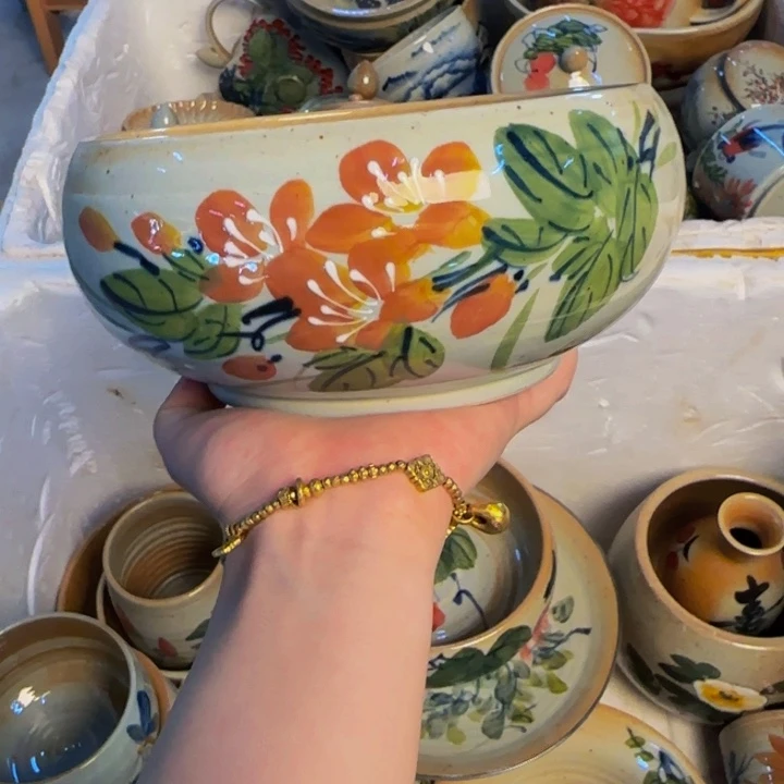 瓷片景德镇陶瓷手工手绘