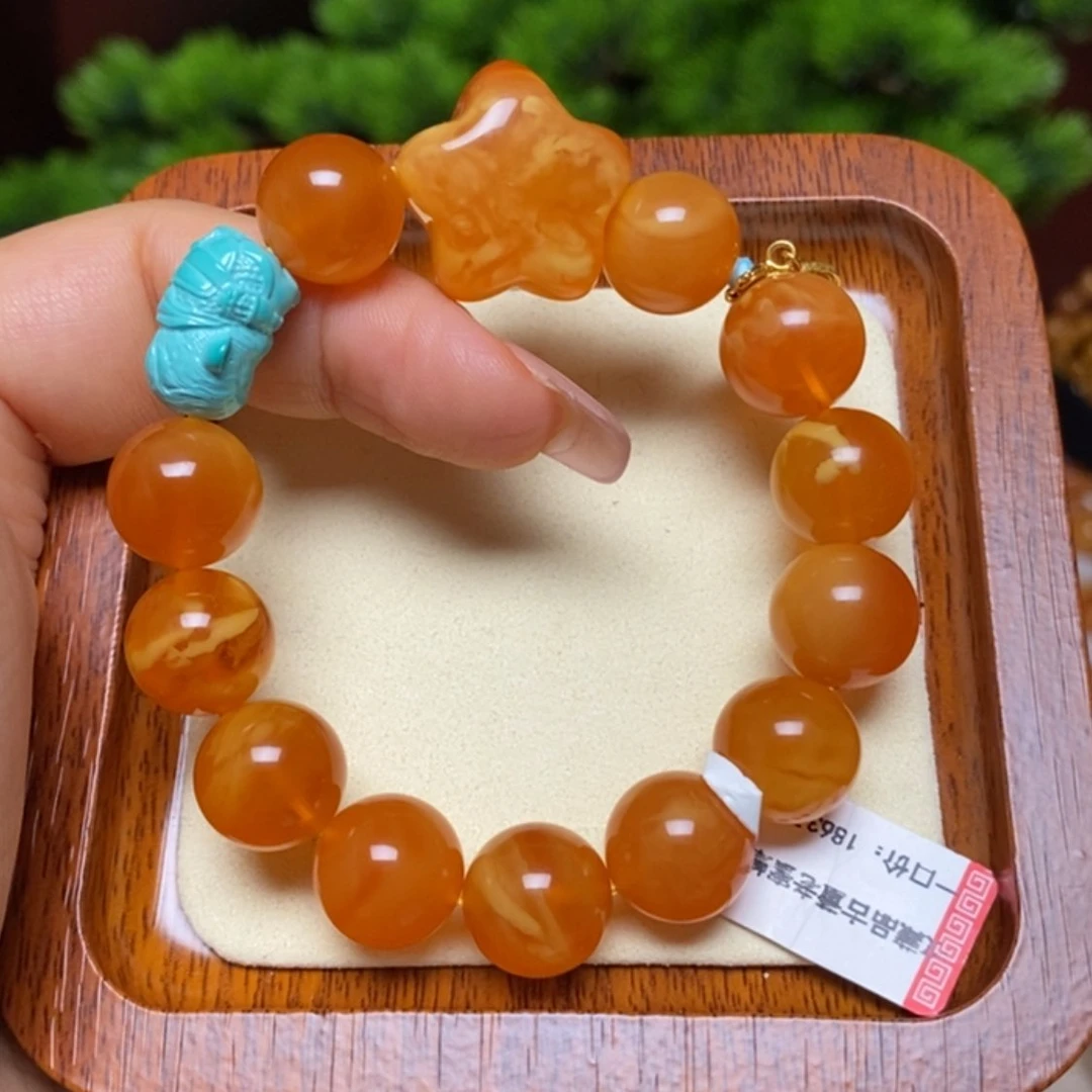 【闪购商品】手链蜜蜡未镶嵌手串
