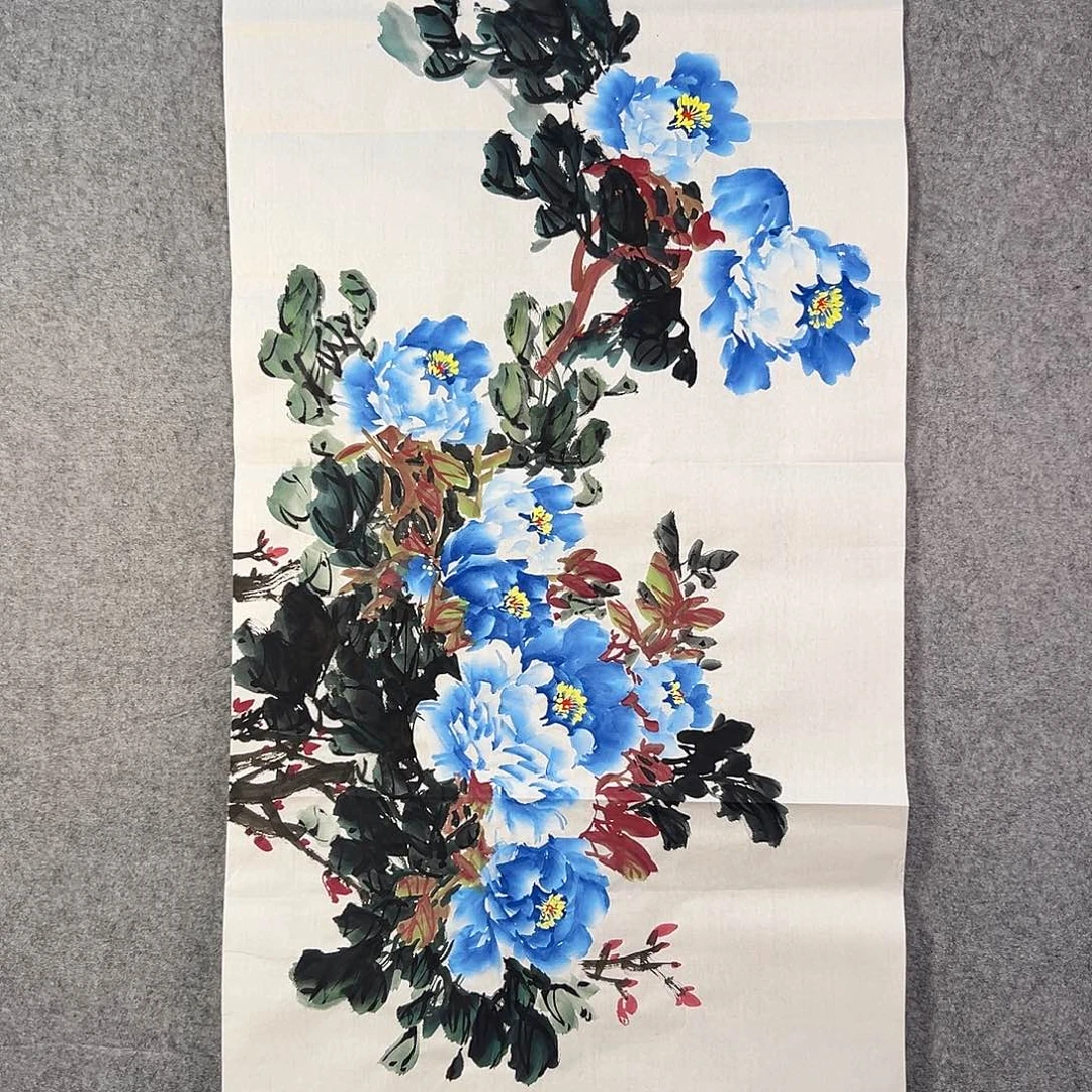 国画852 花鸟在此鸣叫时还要