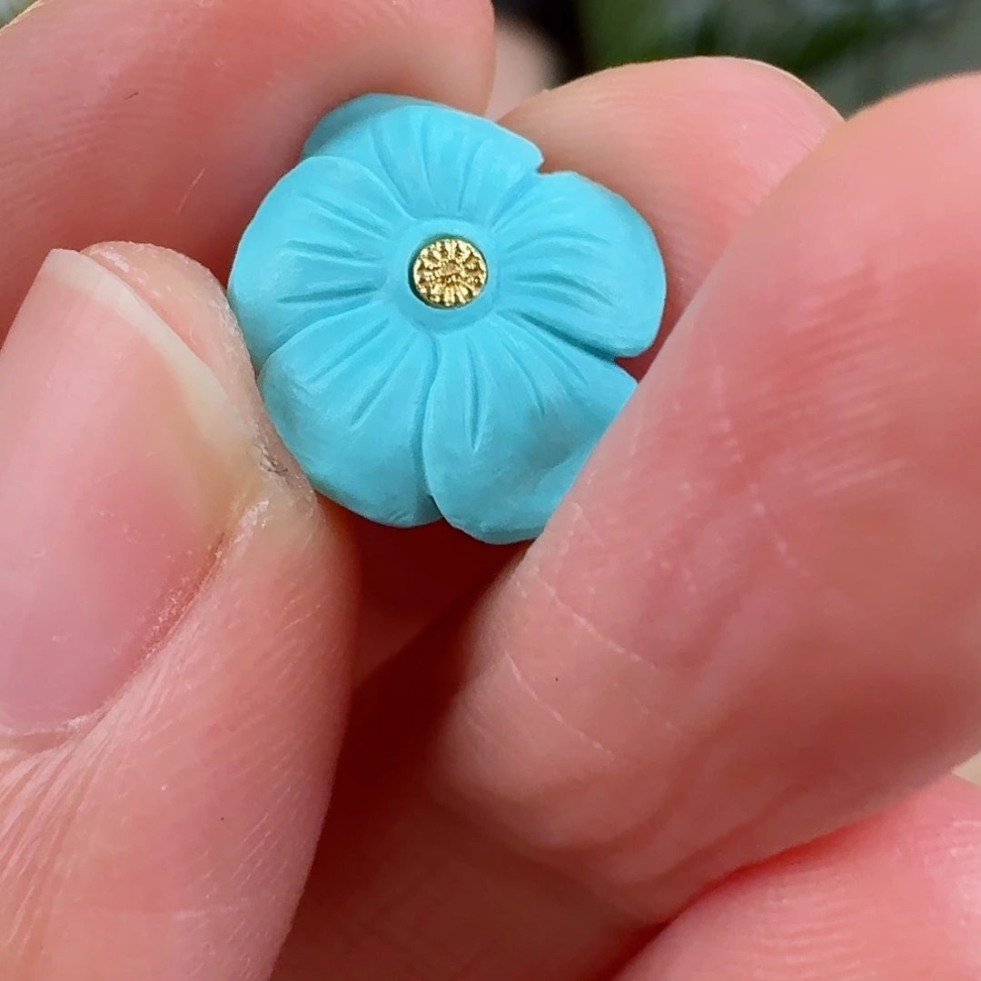 绿松石珠宝奇石未镶嵌