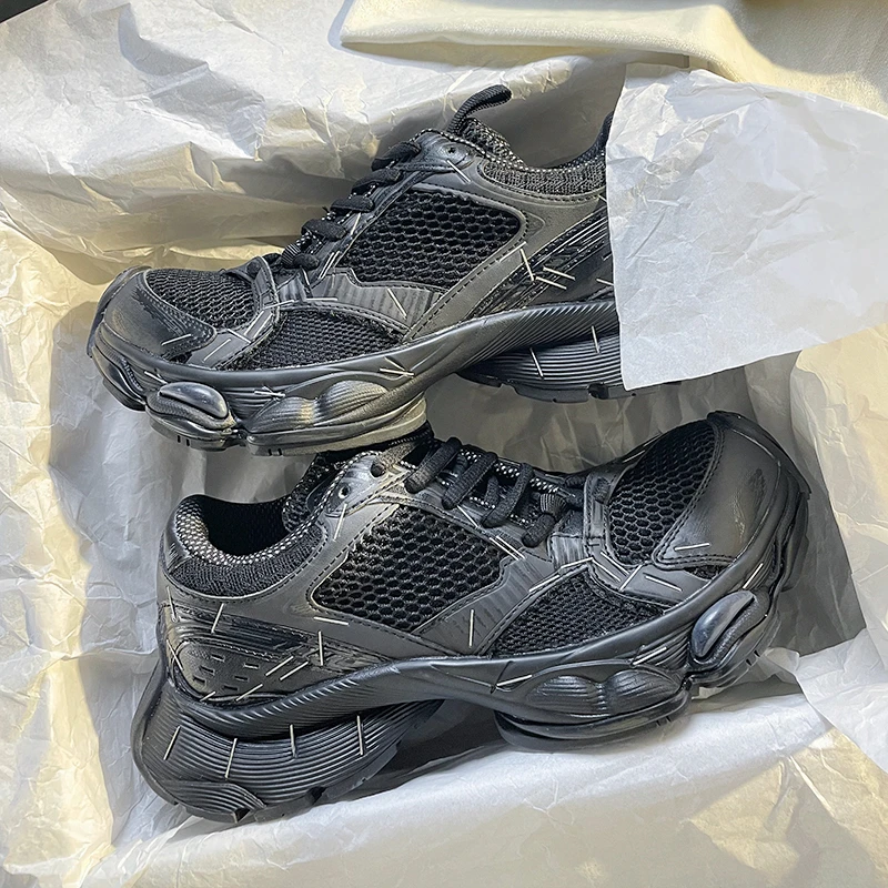 【无惧对比】巴黎厚底订书机老爹鞋男2025秋冬新款低帮运动鞋女