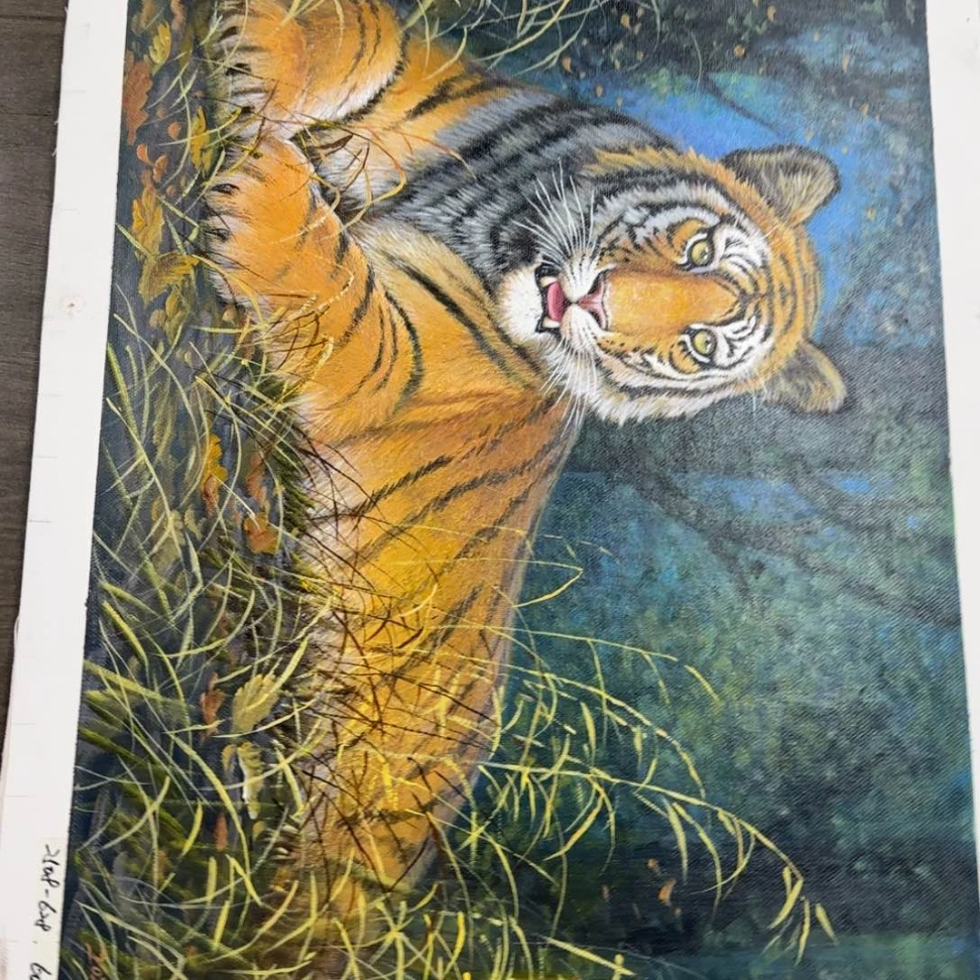 油画加油加油努力加油加油