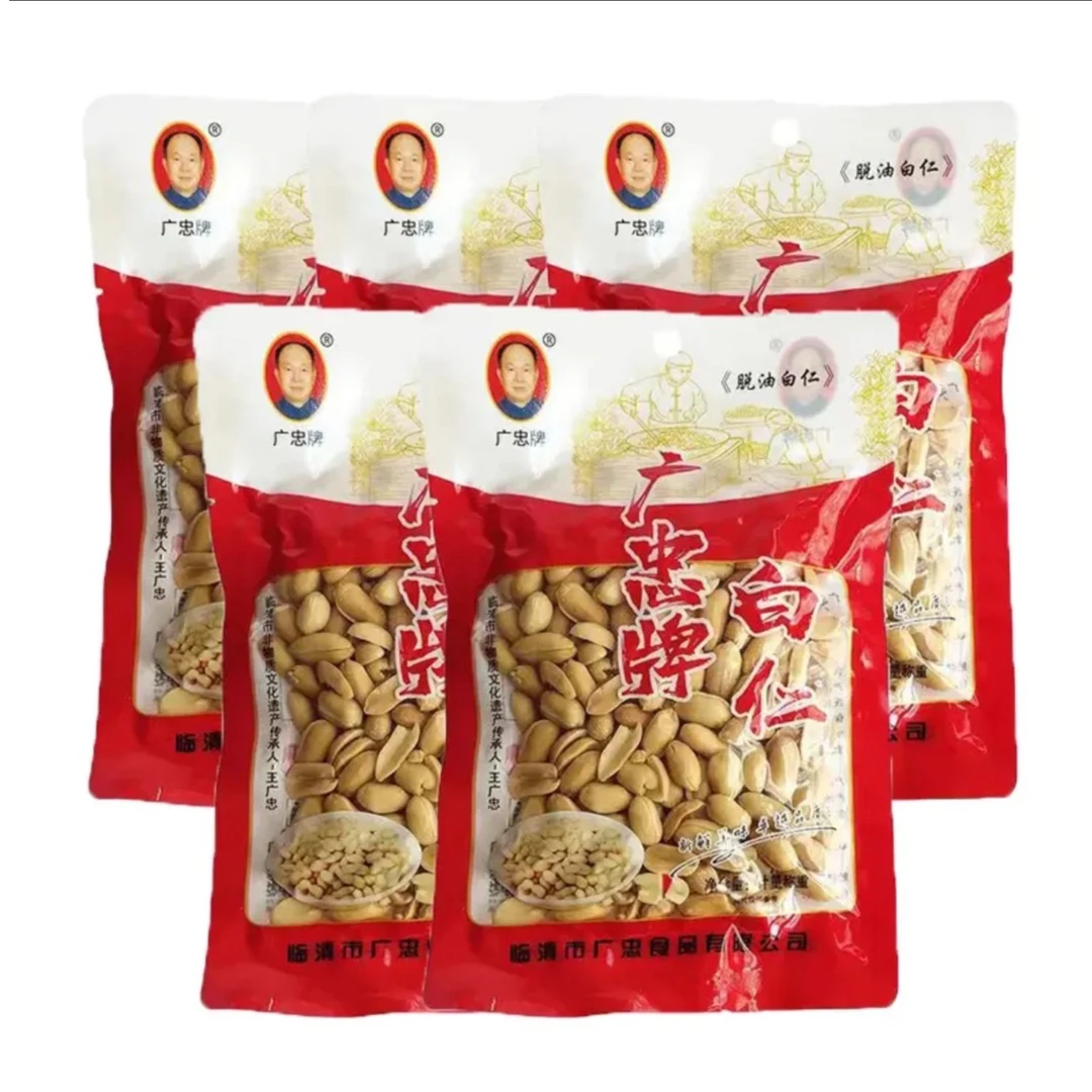 【正宗】临清刘垓子白仁脱油花生米200g/袋【山东临清美食特产】
