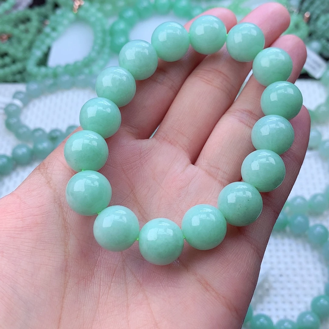 翡翠未镶嵌毛衣链