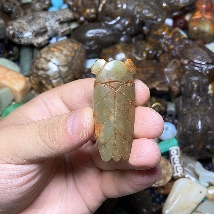 和田玉未镶嵌颈饰134