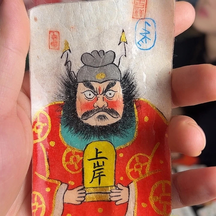 电***嘛纯手绘钟馗文创画