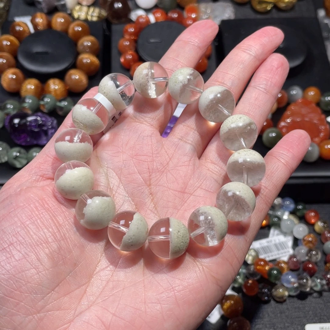 水晶手链未镶嵌L****s白幽灵15mm