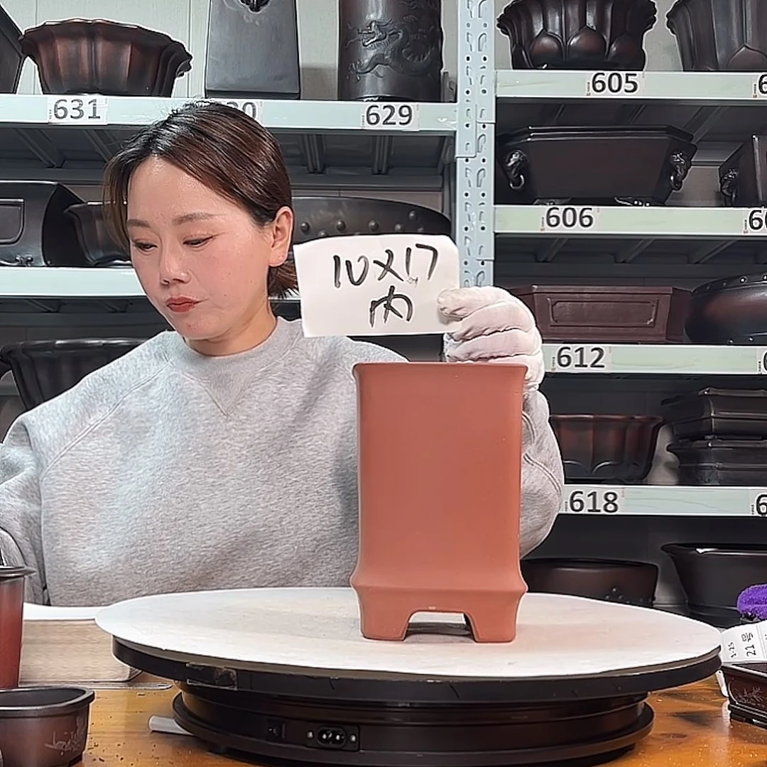 紫砂花盆宜兴紫砂3号