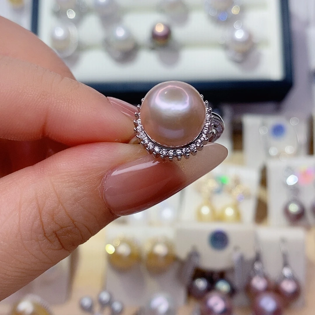 未镶嵌淡水珍珠戒指