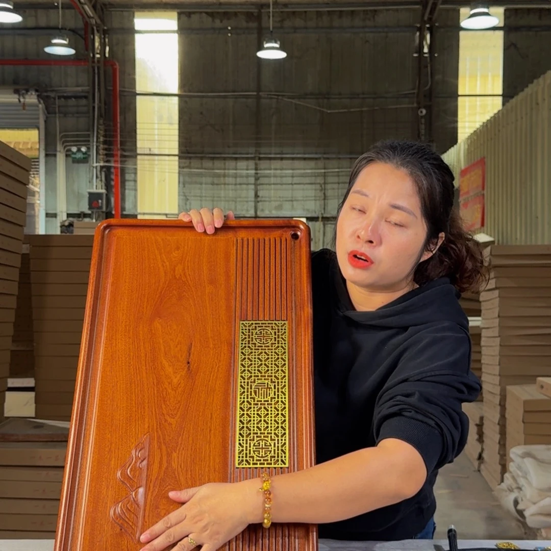 花梨木盘茶盘65*38尺寸