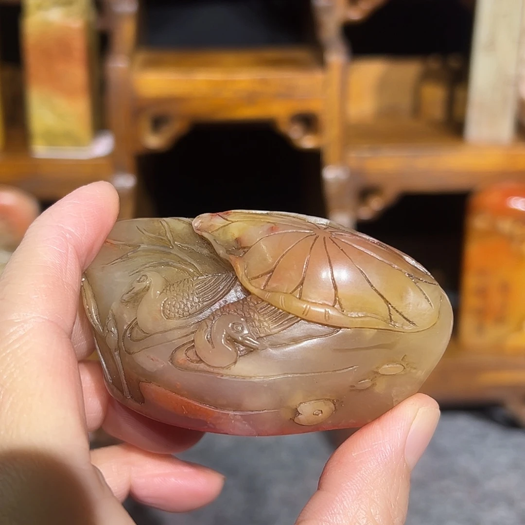 寿山石印石寿山石是山山水水