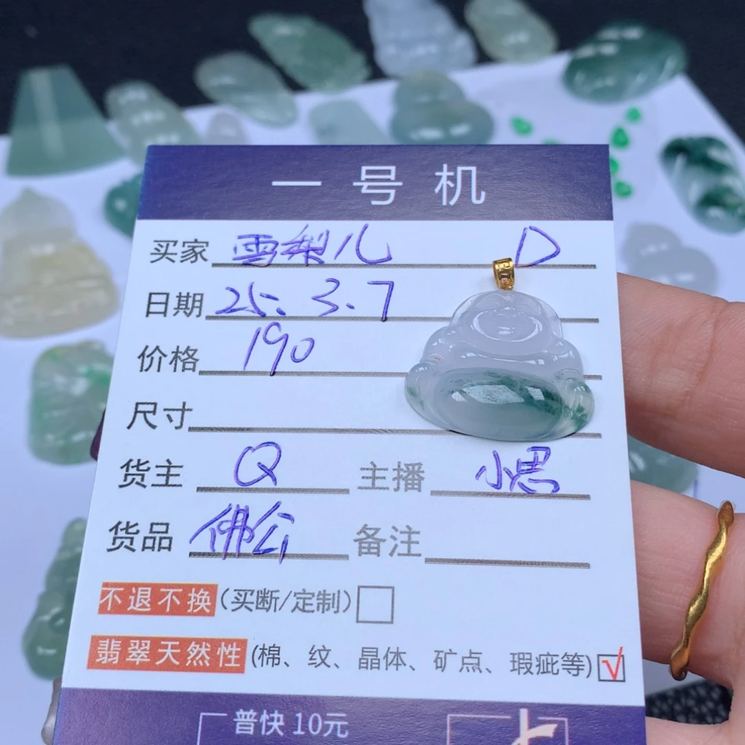 翡翠颈饰未镶嵌✨**儿佛公