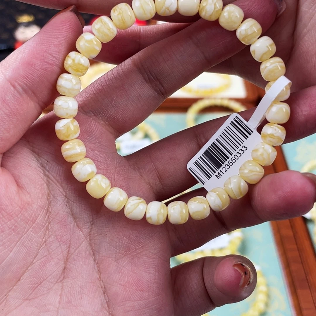 酣***~琥珀未镶嵌裸石孤品7mm