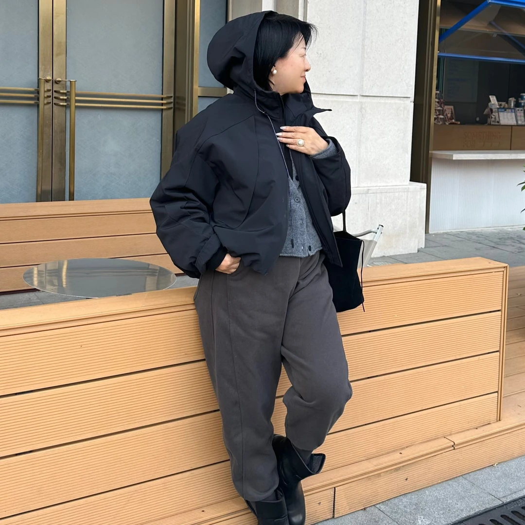 Fen姐| 【碎星光夜】重工三防面料90白鸭绒时尚冲锋衣羽绒服61218